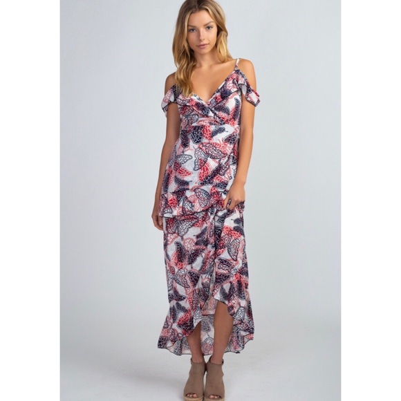 Dresses & Skirts - Butterfly Printed Maxi Dress